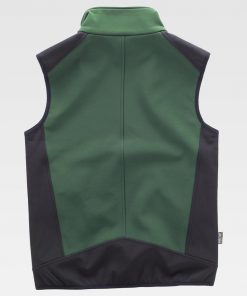 Chaleco softshell bicolor