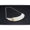 Collar de plata con colmillo