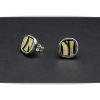 Pendientes de plata con bufalo