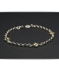 Pulseras de plata con cuerno de bufalo
