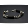 Pulsera de plata y bufalo