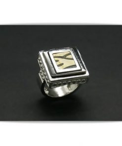 Anillo de cuerno de bufalo
