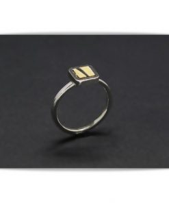 Anillo con incrustaciones de bufalo