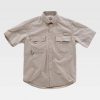 Camisa manga corta con rejilla