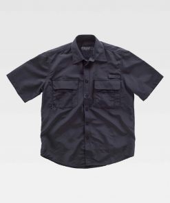 Camisa manga corta con rejilla