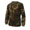 Camiseta de camuflaje manga larga