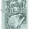 Mechero Zippo pescador