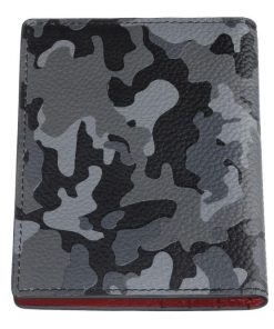 Cartera cuero camuflaje