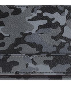 Cartera cuero camuflajhe