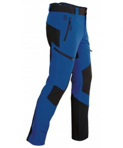 Pantalon elastico azul-negro